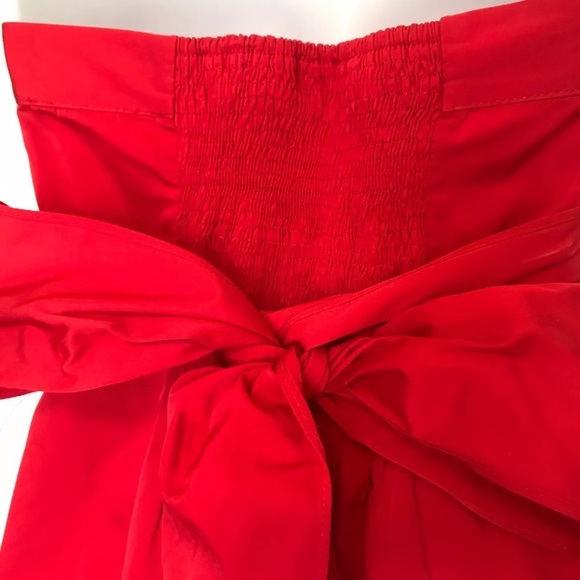 Theory Red Strapless Dress - Picture 4 of 6